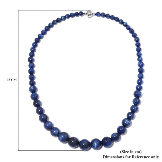 Kunzit Halskette ca. 50 cm lange mit Magnetschloss 925 Silber rhodiniert 528.68 ct