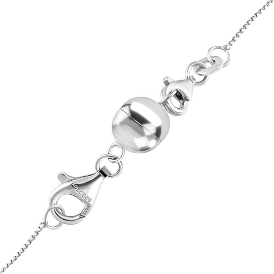 Magnetschließe, 925 Silber rosèvergoldet