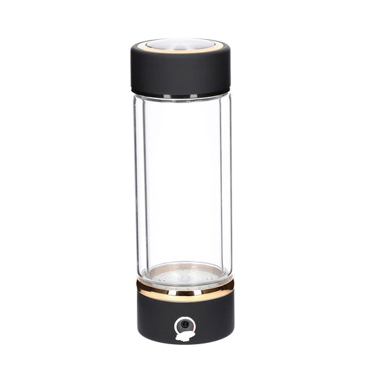 Doppelwandige Hydrogener Wasserstoff Wassergenerator 300ml, Schwarz