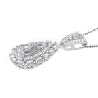 D'Joy Moissanit Ring und Anhänger mit 50 Kette