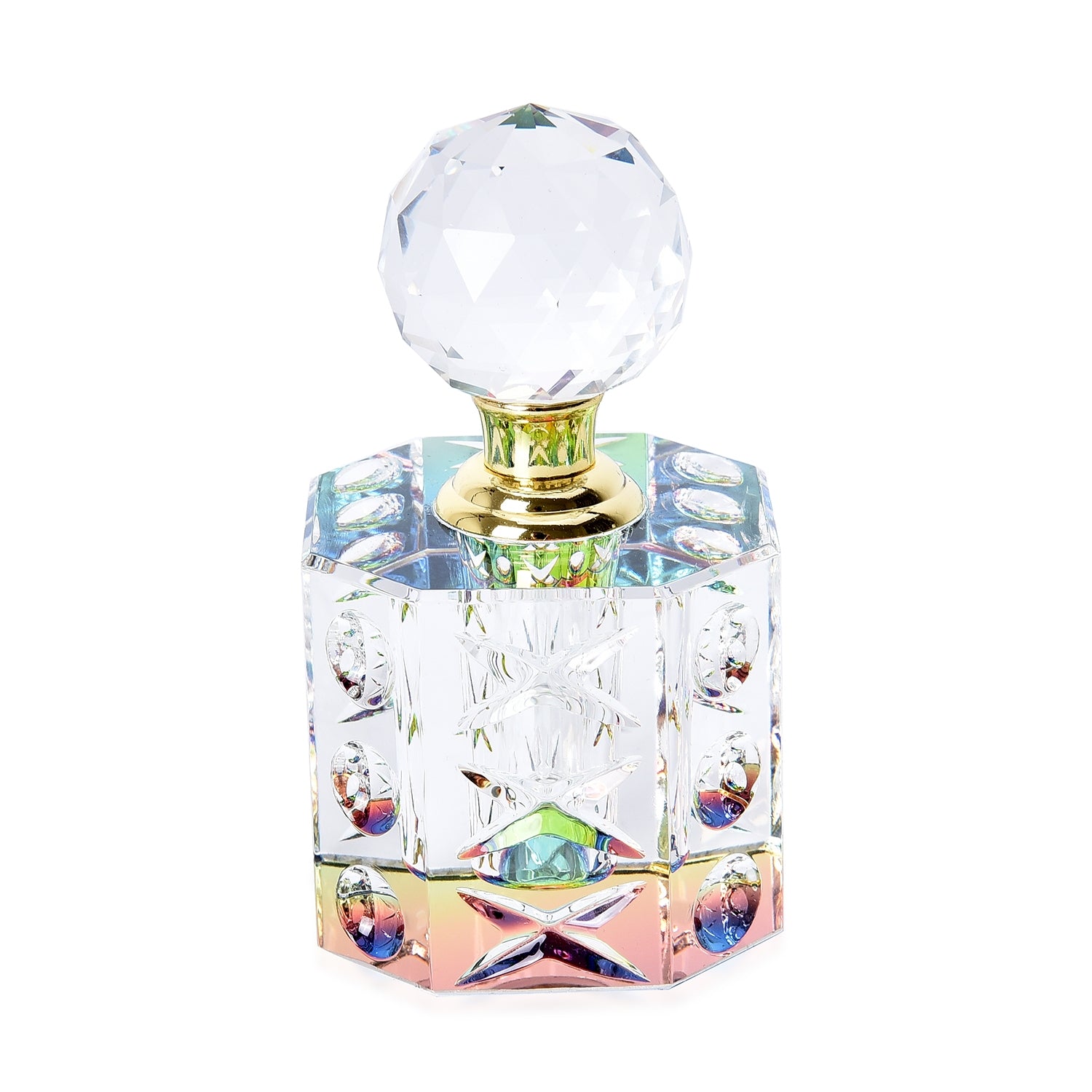 The 5th Season - Parfümflasche aus Kristall in Geschenkbox, Größe 11,4x6,5 cm, Oktagon