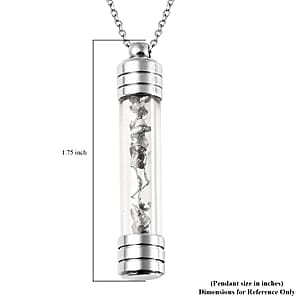 Meteorit, Glas Schmuckset ca. 50 cm 5.00 ct