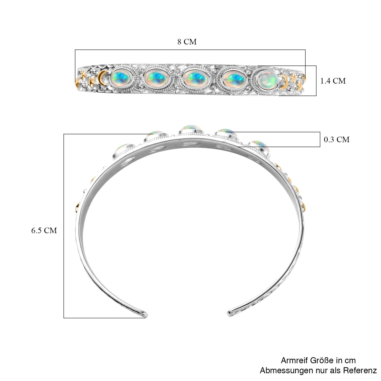 AA natürliches, äthiopisches Welo Opal Schmuckset