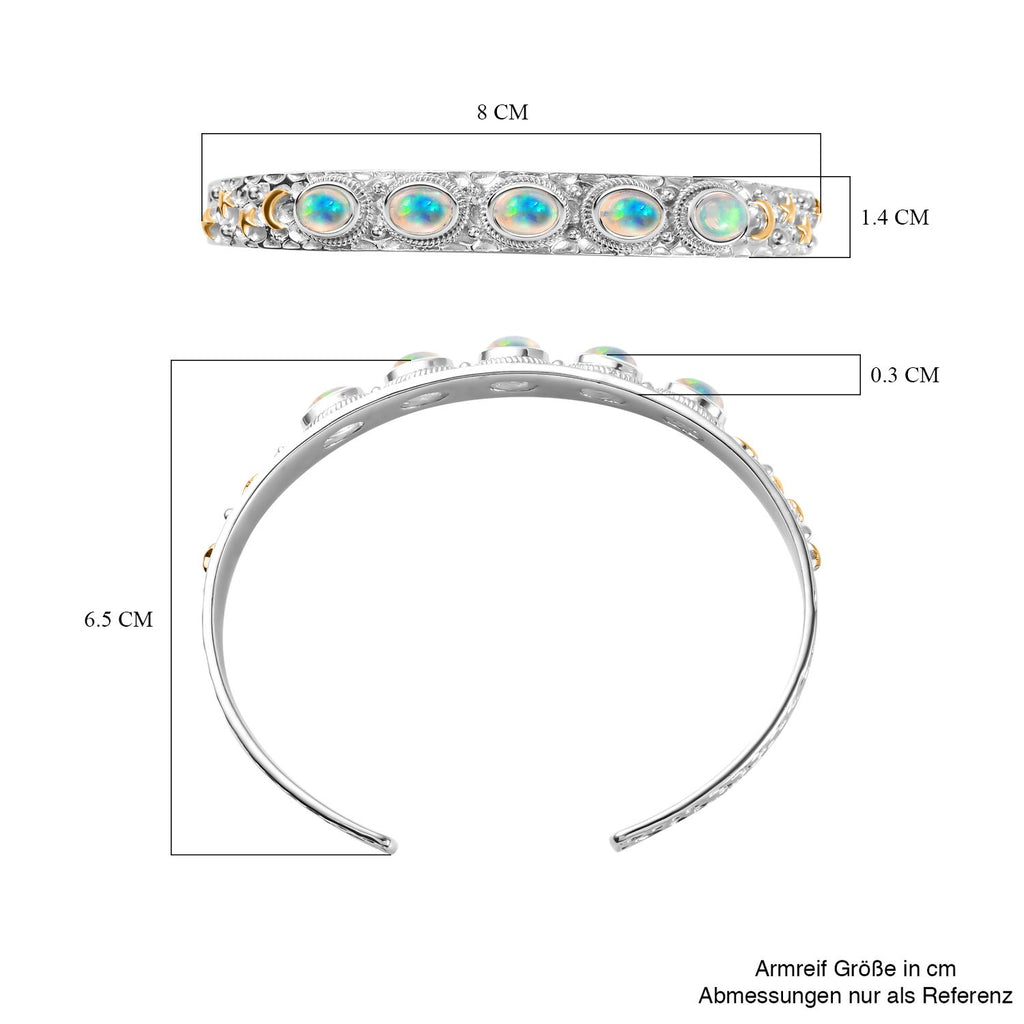AA natürliches, äthiopisches Welo Opal Schmuckset
