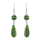 Murano-Stil Glas Schmuckset  Edelstahl
