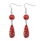 Murano-Stil Glas Schmuckset  Edelstahl