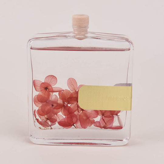 Raumduft-Diffusor mit echten Blumen - Rot (100 ml), Grün