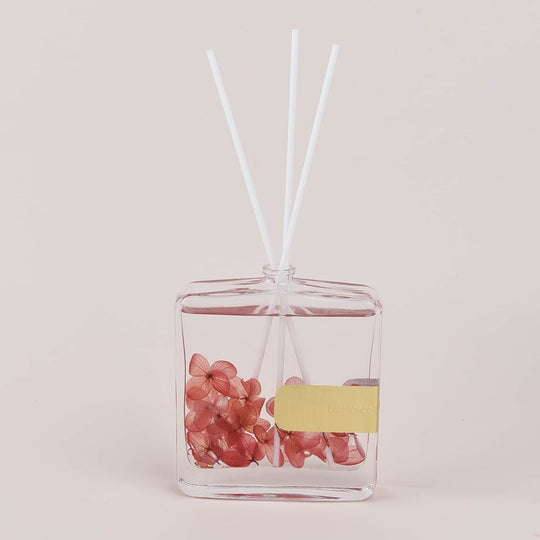 Raumduft-Diffusor mit echten Blumen - Rot (100 ml), Grün