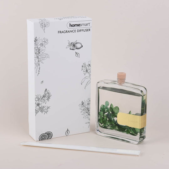 Raumduft-Diffusor mit echten Blumen - Rot (100 ml), Grün