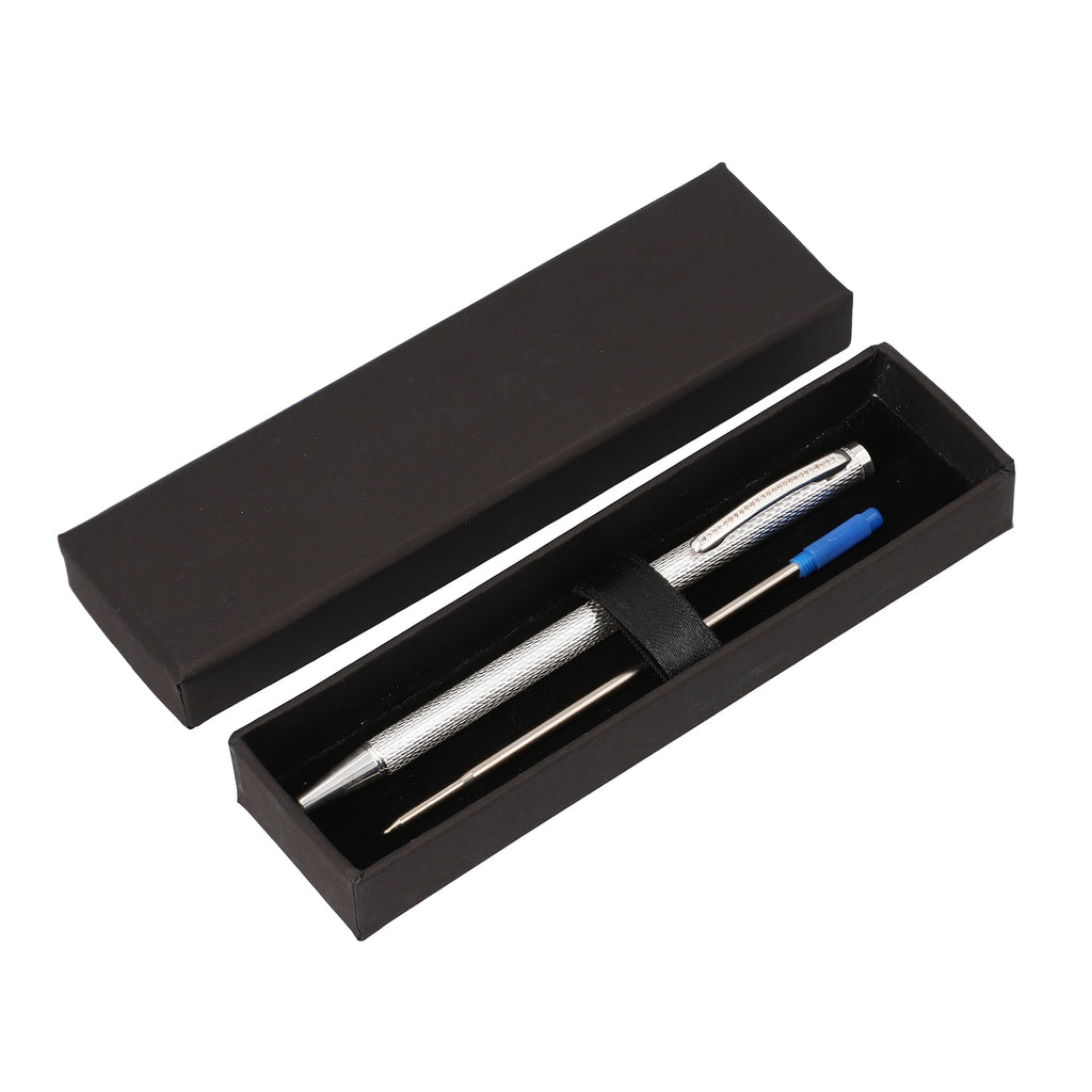 Echten champagner Diamanten 925 Silber Kugelschreiber in Geschenkbox