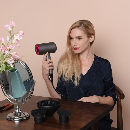 Salon Profi Haartrockner mit 3 Diffusor Aufsätzen