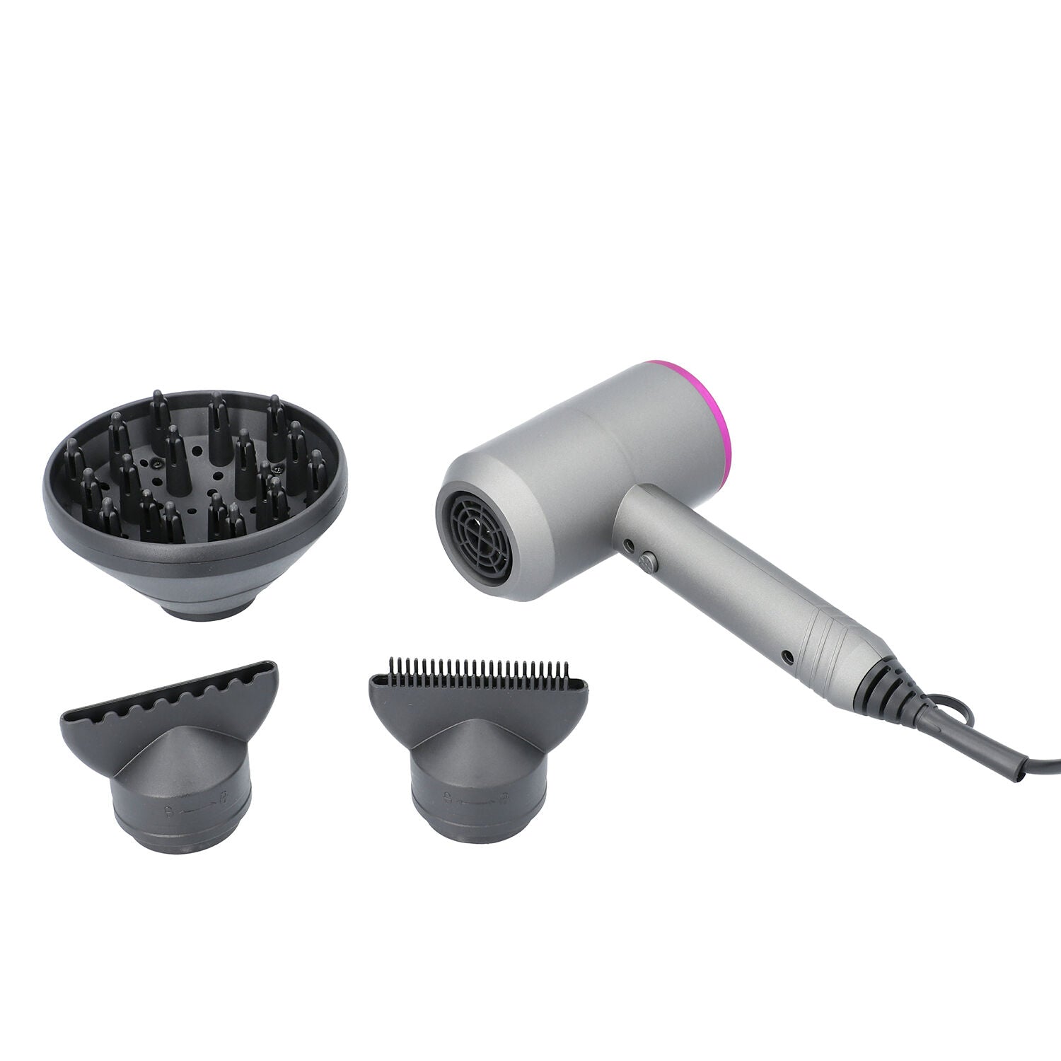 Salon Profi Haartrockner mit 3 Diffusor Aufsätzen