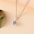 Feinster Zirkonia Schmuckset 925 Silber platiniert ca. 1.50 ct