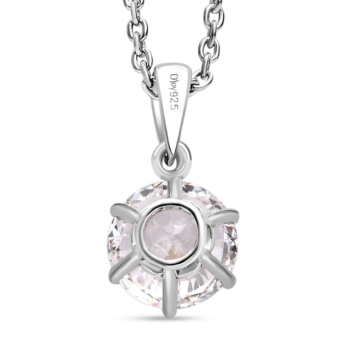 Feinster Zirkonia Schmuckset 925 Silber platiniert ca. 1.50 ct