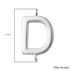 D Initiale Charme 925 Silber platiniert