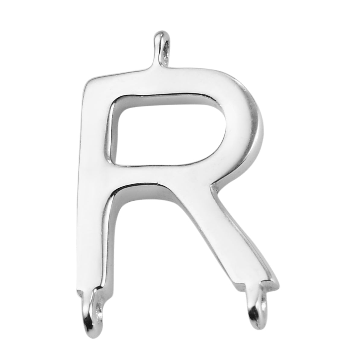 R Initiale Charme 925 Silber platiniert