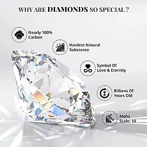 CULLINAN MINE - Blauer Diamant Ohrringe 925 Silber Platiniert ca. 0.15 ct