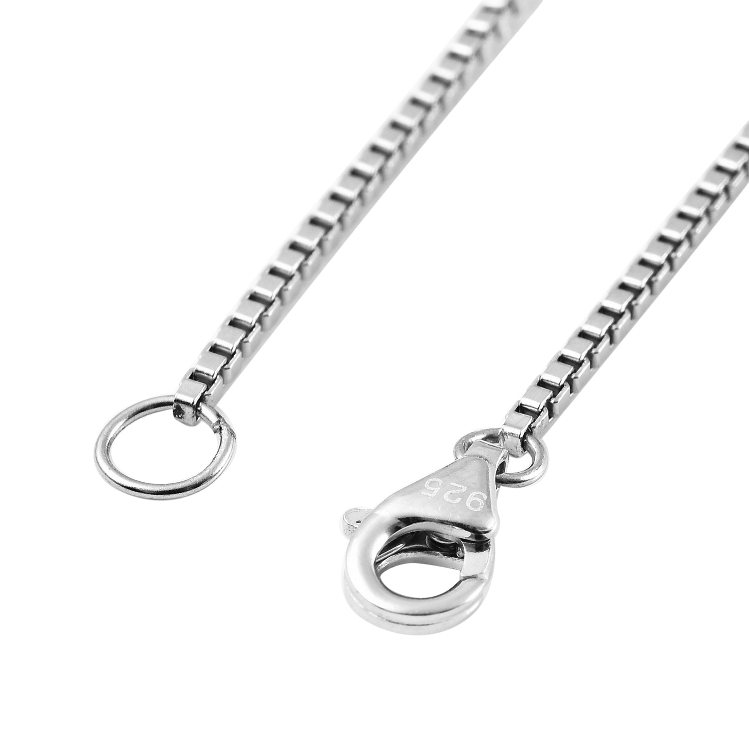 Magnetschließe Einstellbar ca. 7.5 cm 925 Silber 4.25 gm
