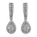 RHAPSODY Diamant-Ohrringe, IGI zertifiziert VS E-F, 950 Platin ca. 1.02 ct