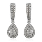 RHAPSODY Diamant-Ohrringe, IGI zertifiziert VS E-F, 950 Platin ca. 1.02 ct