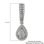 RHAPSODY Diamant-Ohrringe, IGI zertifiziert VS E-F, 950 Platin ca. 1.02 ct