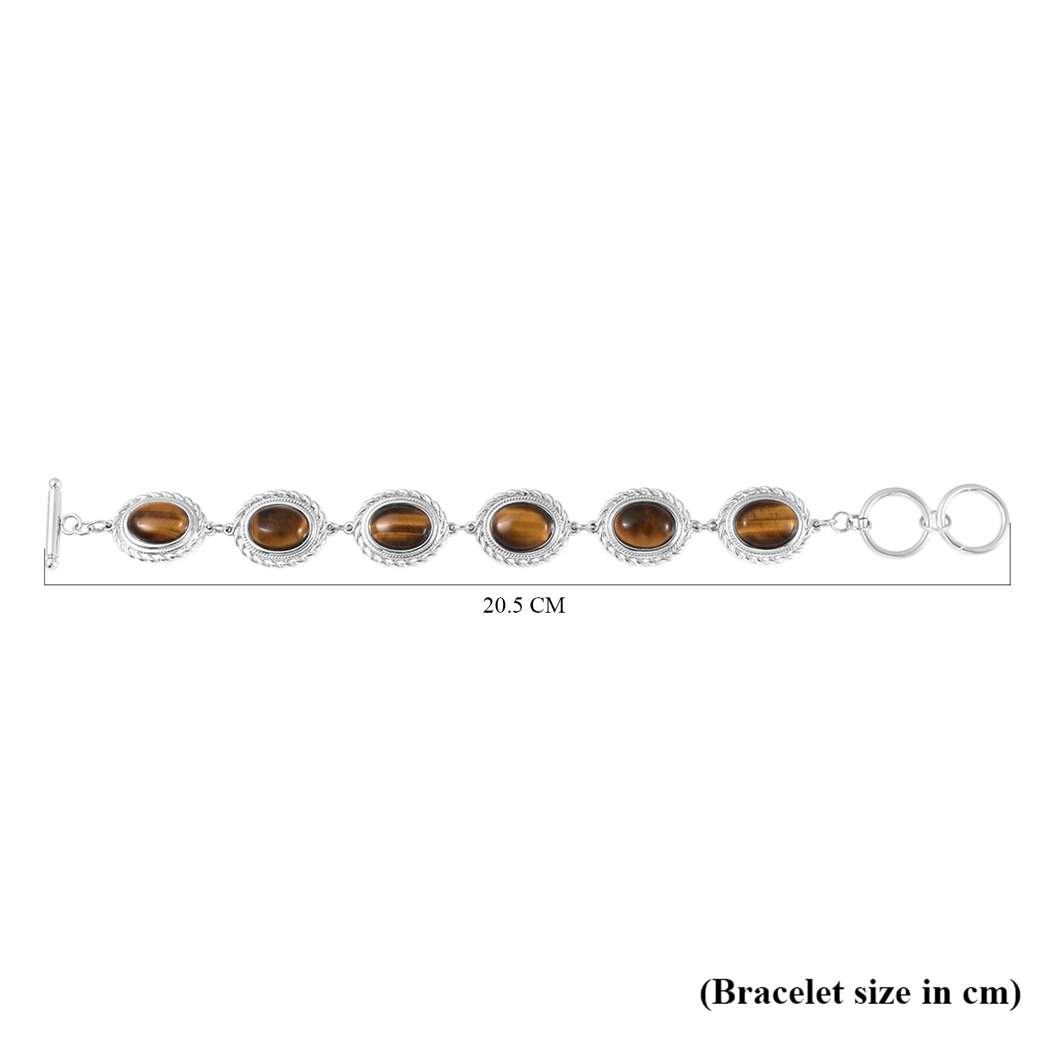 Gelbes Tigerauge-Armband, ca. 20 cm, ca. 19.30 ct