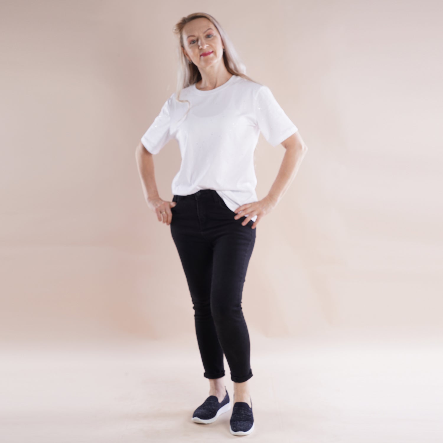 LA MAREY - Damenschuhe mit rutschfester Sohle, Größe 37, Dunkelblau