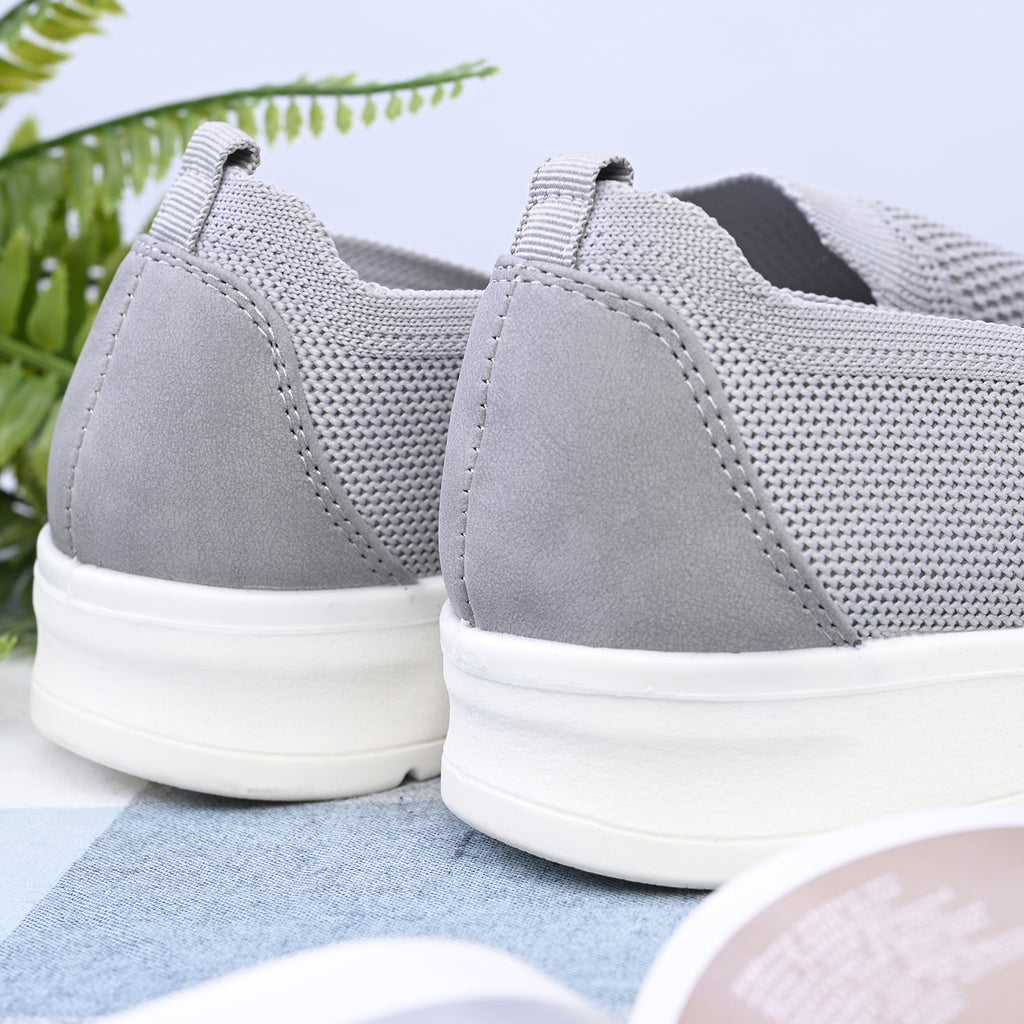 LA MAREY - Damenschuhe mit rutschfester Sohle, Größe 38, Grau