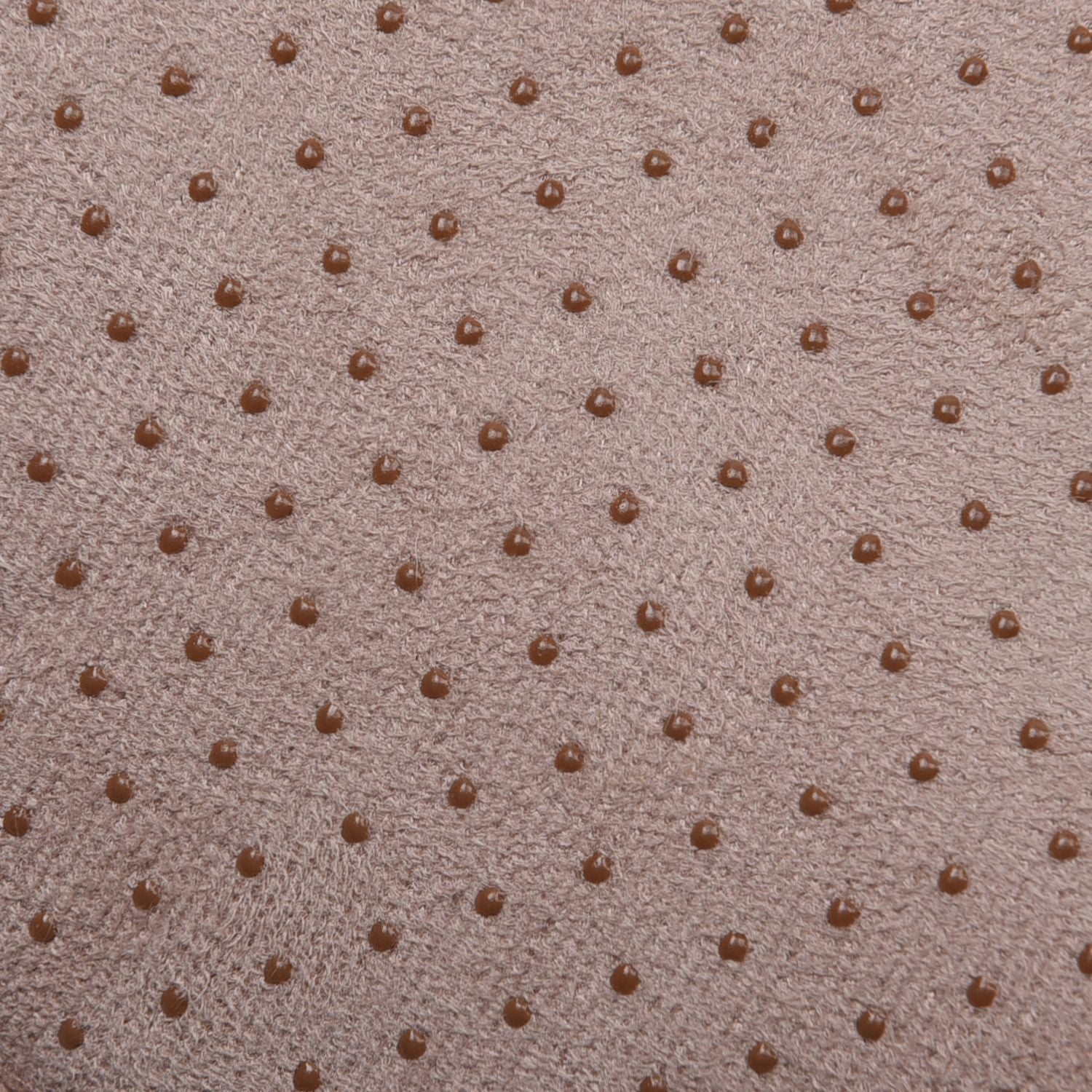 1 paar rutschfeste und gestrickte Hausschuhe mit Fellfutter, Größe S, Schwarz