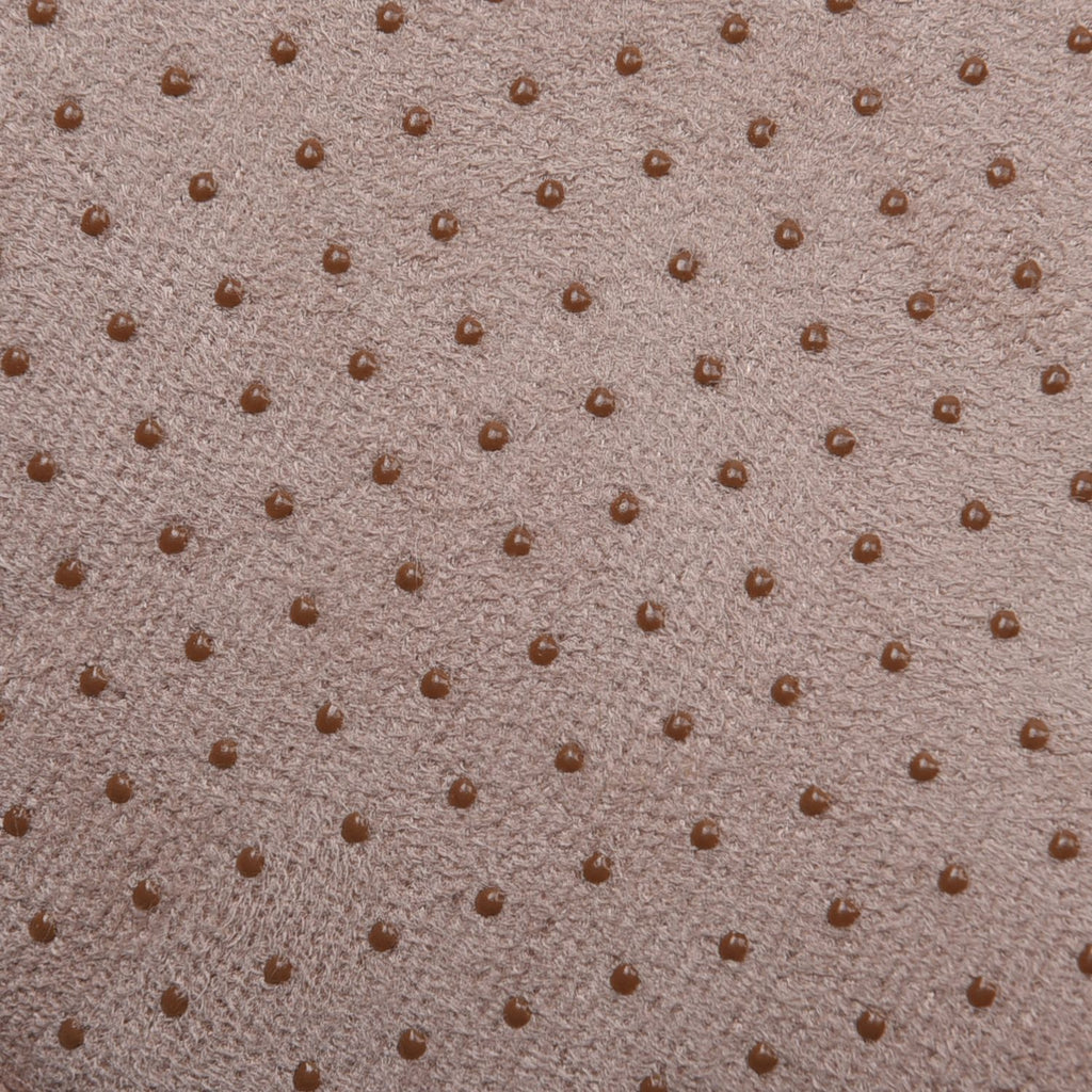 1 paar rutschfeste und gestrickte Hausschuhe mit Fellfutter, Größe S, Schwarz