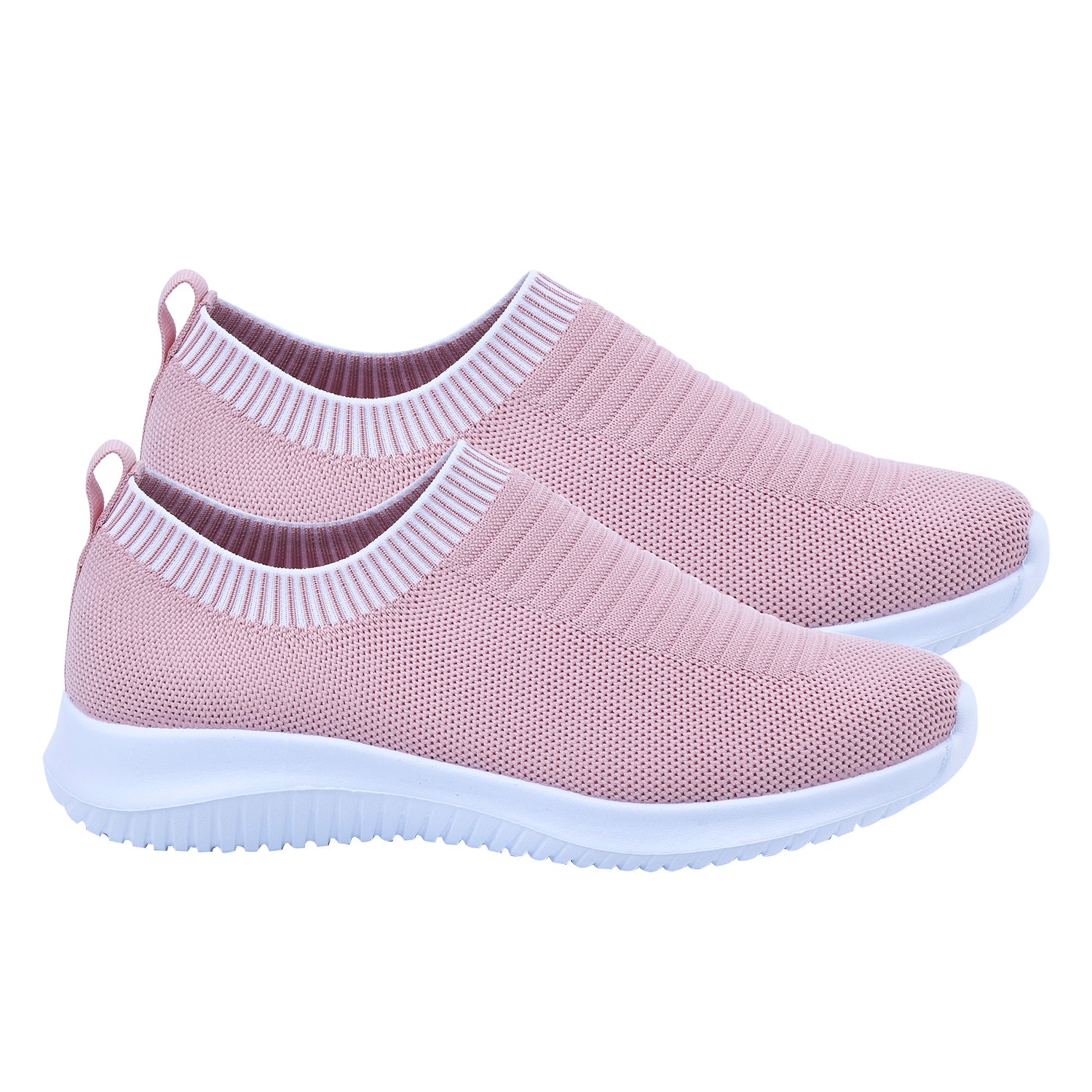 Sportliche Slip-On-Sneaker, Größe 38, Rosa