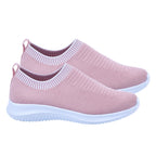 Sportliche Slip-On-Sneaker, Größe 38, Rosa