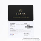Iliana AAA Kolumbianischer Smaragd, Weißer Diamant Ring 750 Gold (Größe 17.00) ca. 3,00 ct