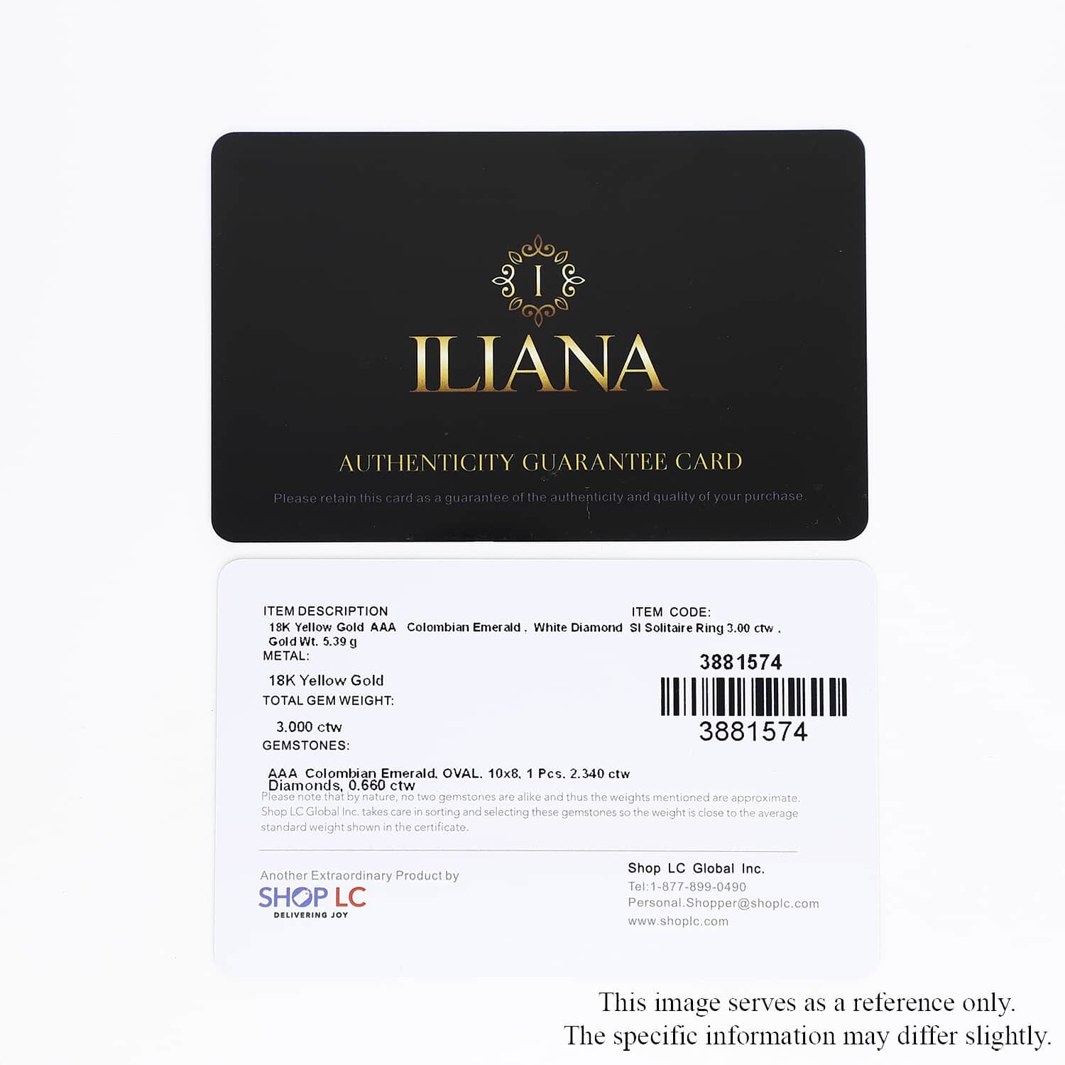 Iliana AAA Kolumbianischer Smaragd, Weißer Diamant Ring 750 Gold (Größe 17.00) ca. 3,00 ct