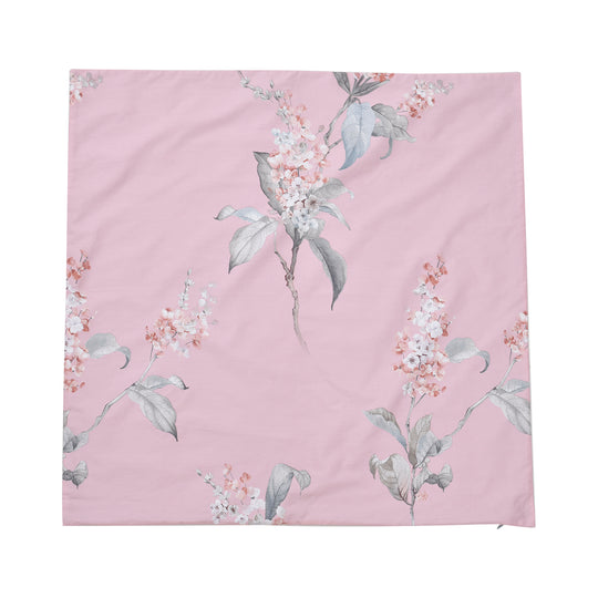 2er-Set, 3D Digitaldruck Bettbezug und Kissenbezug, Größe 135x200 cm und 80x80 cm, Blush Rosa