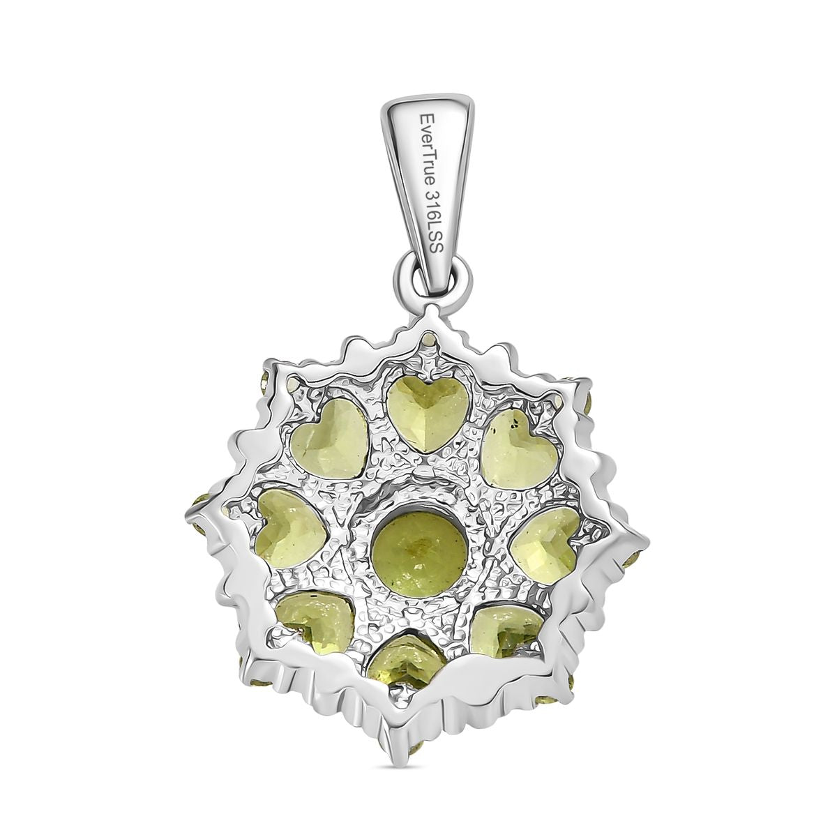 EverTrue natürlicher Peridot Ring und Anhänger
