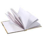 Hardcover Notizbuch mit Kupfer Kugelschreiber, Zirkus-Muster, grün