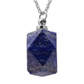 Lapislazuli Anhänger mit Kette 50 cm Edelstahl ca. 90,50 ct