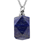 Lapislazuli Anhänger mit Kette 50 cm Edelstahl ca. 90,50 ct