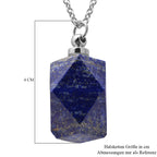 Lapislazuli Anhänger mit Kette 50 cm Edelstahl ca. 90,50 ct
