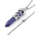 Lapislazuli Schmuckset Messing und Edelstahl ca. 55.00 ct