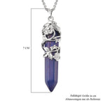 Lapislazuli Schmuckset Messing und Edelstahl ca. 55.00 ct