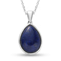 Lapislazuli Anhänger mit Kette ca. 11,33 ct