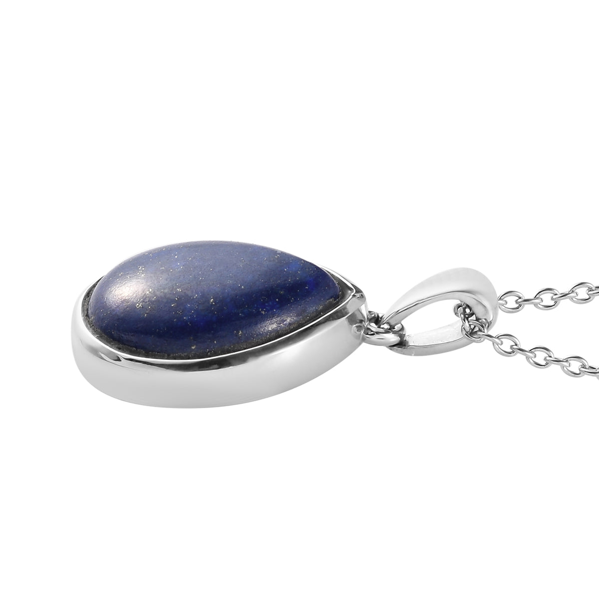 Lapislazuli Anhänger mit Kette ca. 11,33 ct