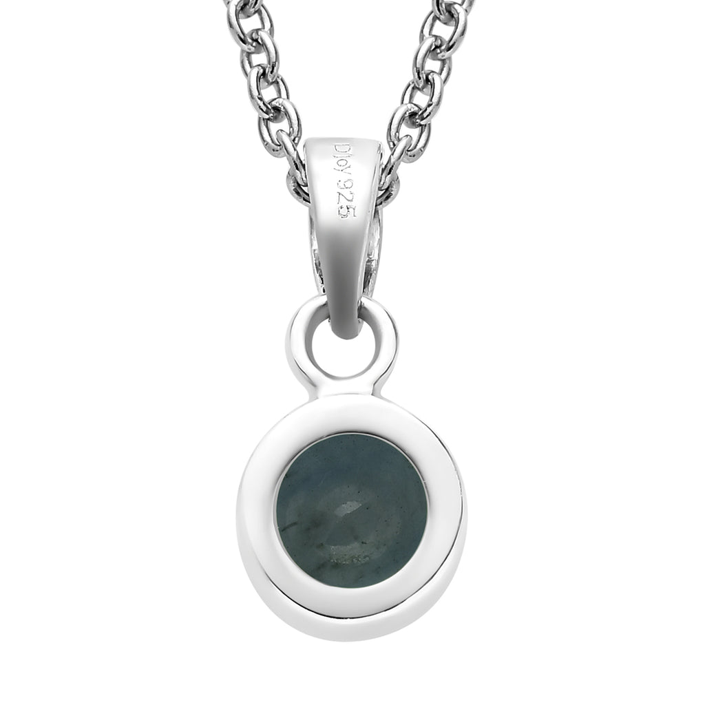 Aquamarin-Anhänger und Ohrringe aus 925 Silber, mit Kette aus Edelstahl ca. 2,45 ct