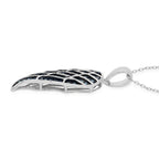 Blauer Diamant Anhänger mit Kette 50 cm 925 Silber platiniert ca. 0,25 ct