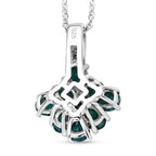 AAA Grandidierit-Anhänger mit Kette, 925 Silber platiniert ca. 1,39 ct