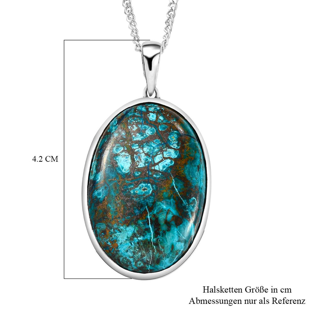 Natürlicher Tafelberg Shadowkite Anhänger mit Kette, 925 Silber platiniert ca. 32.11 ct