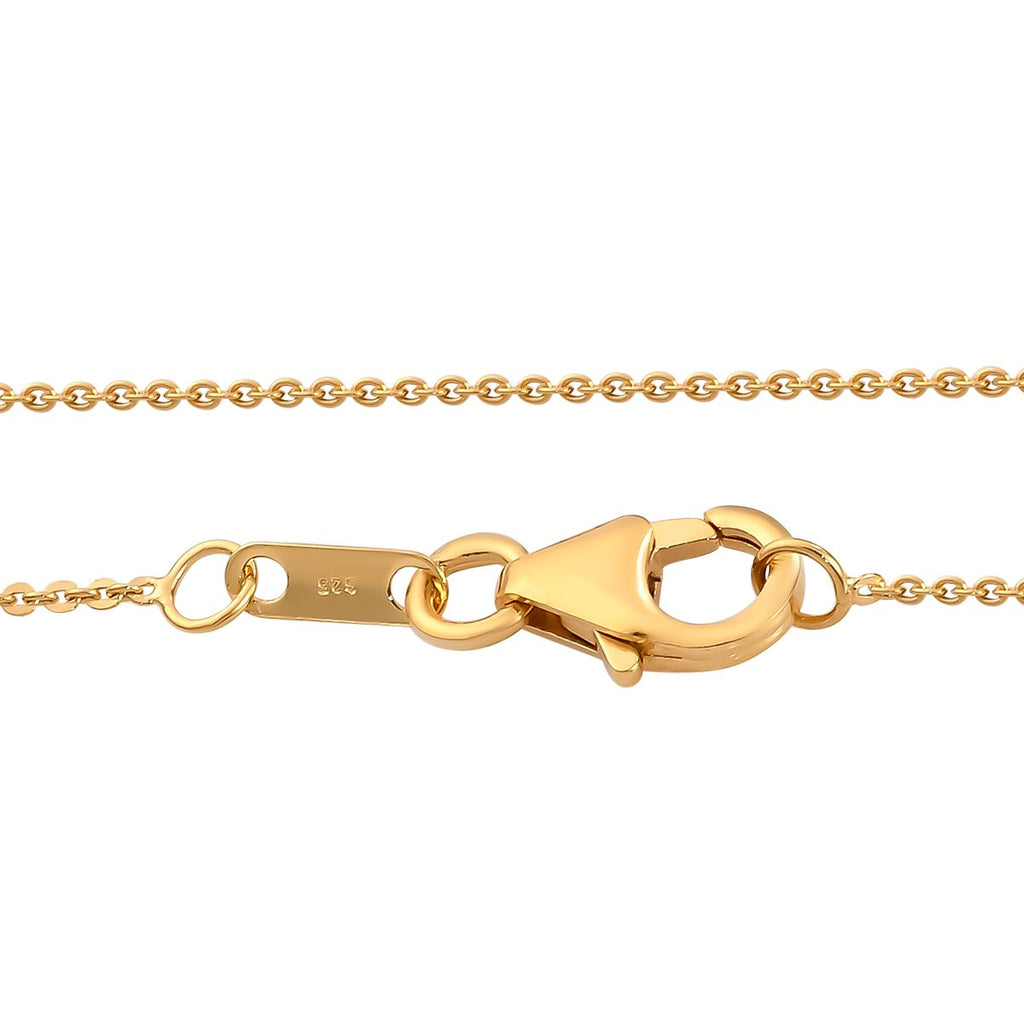 GP Amore-Kollektion - Rhodolith Granat Anhänger mit Kette, ca. 50 cm, 925 Silber vergoldet ca. 9.06 ct