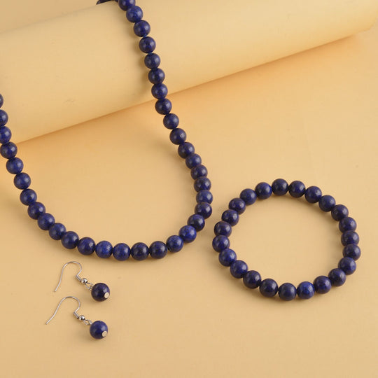 3er Set - Gelbe Tigerauge Halskette, Armband und Ohrringe, 316L Edelstahl ca. 323.50 ct